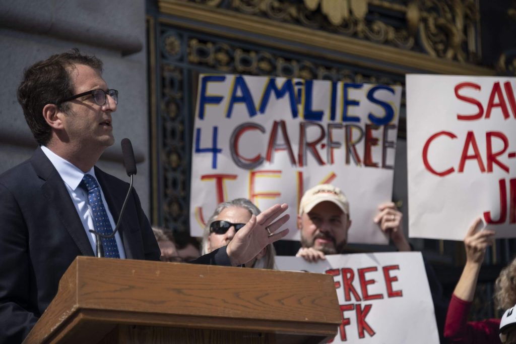 Supervisor Dean Preston on March 1. Photo by William McLeod.