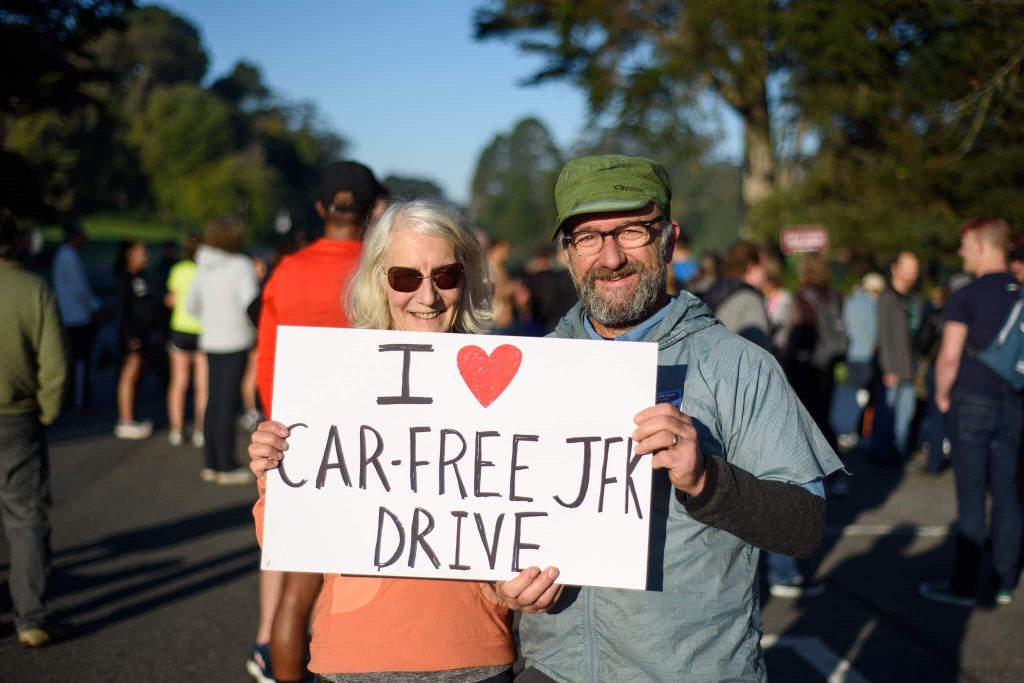 Susan George and Miles Epstein supported the campaign at every turn. Photo by Emily Huston.