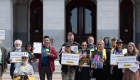 Our goal was to make a big impression at the State Capitol in support of AB 645. Thanks to more than 30 people, some pictured here, we visited every single legislator's office (more than 100)!