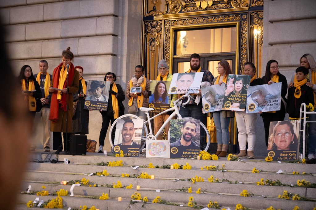 The Night Ministry led a time of prayer and reflection. Photo by William McLeod.