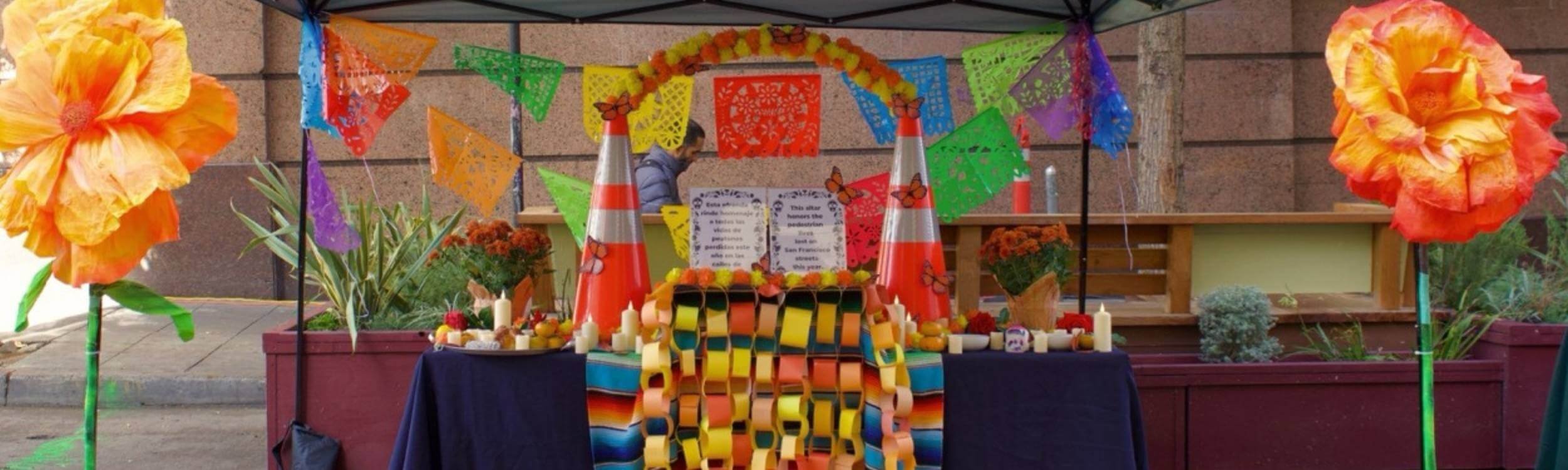 Honoring the pedestrians who have died in 2024 at Día de Muertos in the Tenderloin