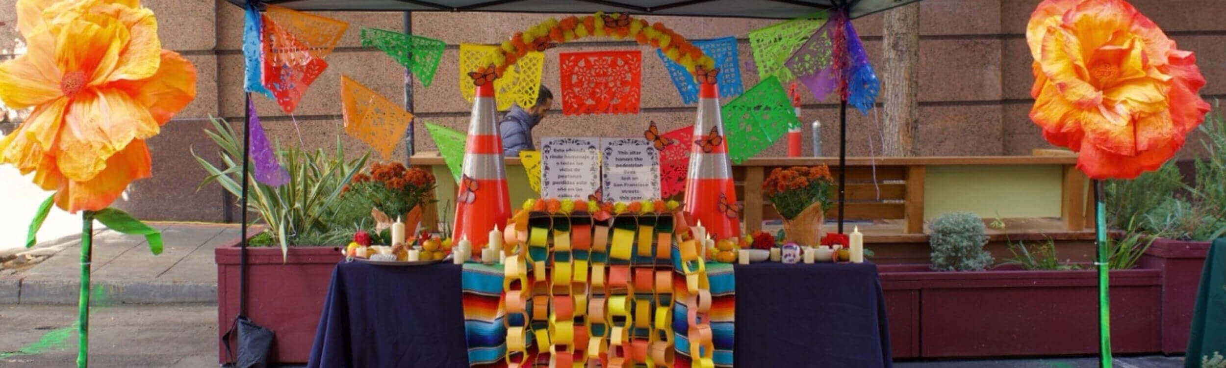 Honoring the pedestrians who have died in 2024 at Día de Muertos in the Tenderloin