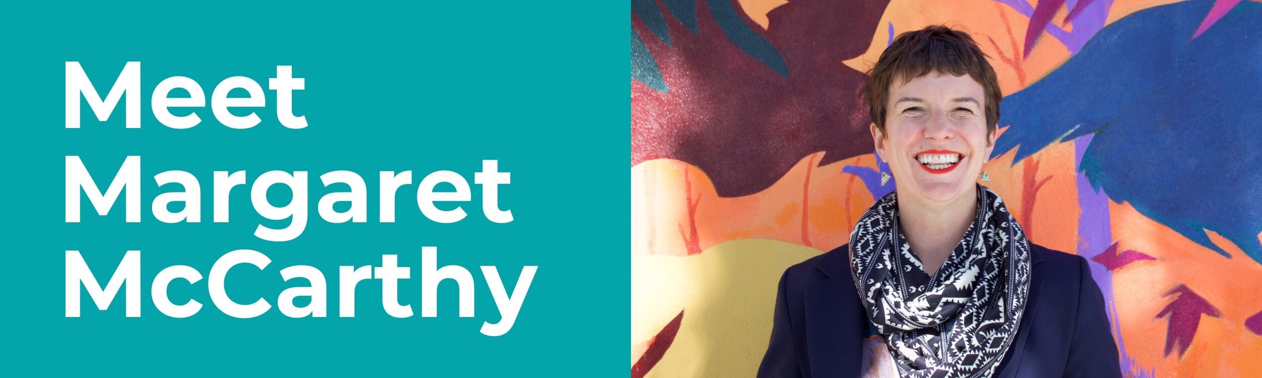 Welcoming interim executive director Margaret McCarthy