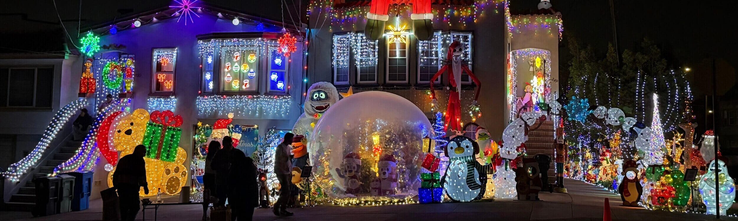 A holiday lights walk in and near the park, plus more worthy walk destinations