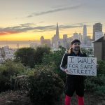 Harrison walked 50 miles to raise awareness and funds for safe streets